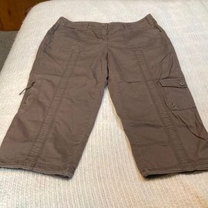 Ladies Style and Company cargo capris size14